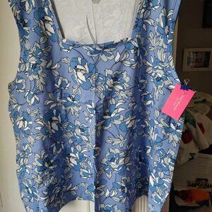 Isaac Mizrahi new square neck tank top  New